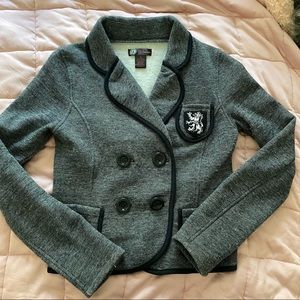 JJ Basics Navy Blue Preppy Blazer (Small)